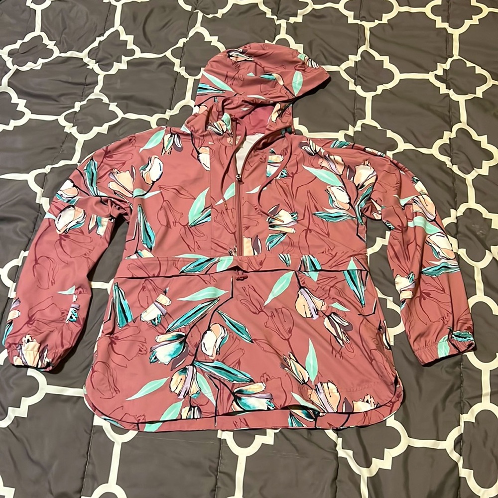 Calia by Carrie Underwood Floral 1/2 zip Go Anywhere Jacket